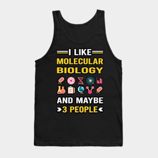 3 People Molecular Biology Biologist Tank Top